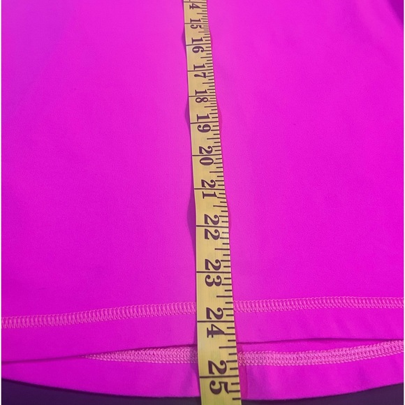 Lululemon Hot Pink, Black, Built in Bra, Tank Top, Small, work out, yoga, - Picture 12 of 14